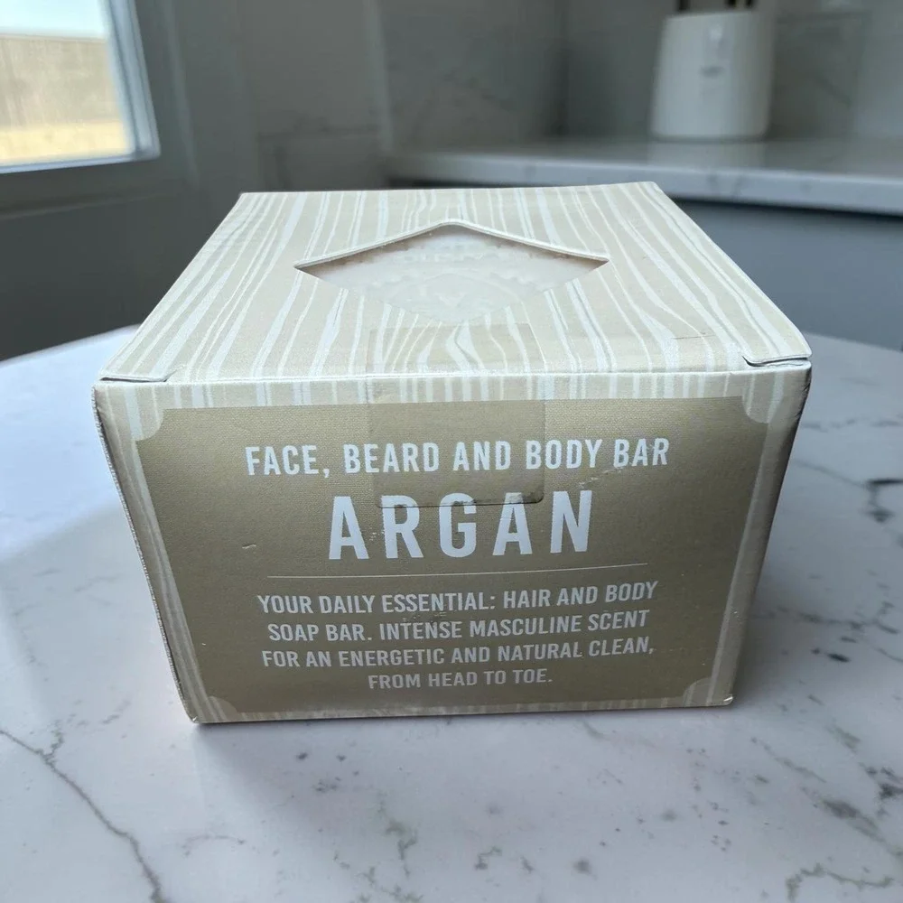 Saponificio Varesino Argan Soap Bar Mens 10.5oz New Triple Milled Made in Italy